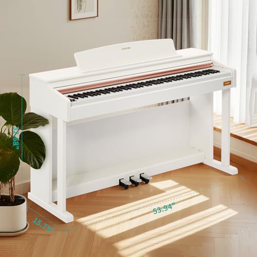 88 Key Weighted Hammer Action Digital Piano with Triple Pedal O5761