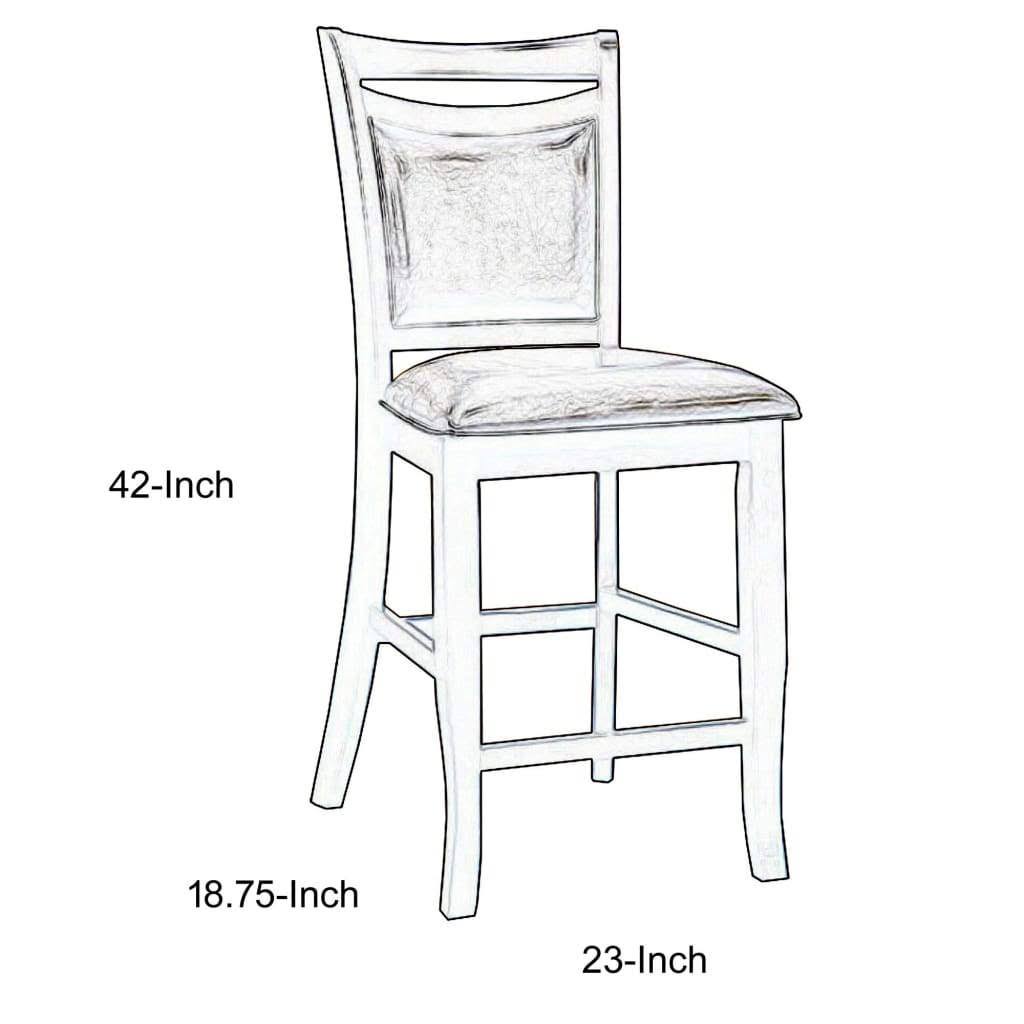Counter Height Chair Set of 2 U5651