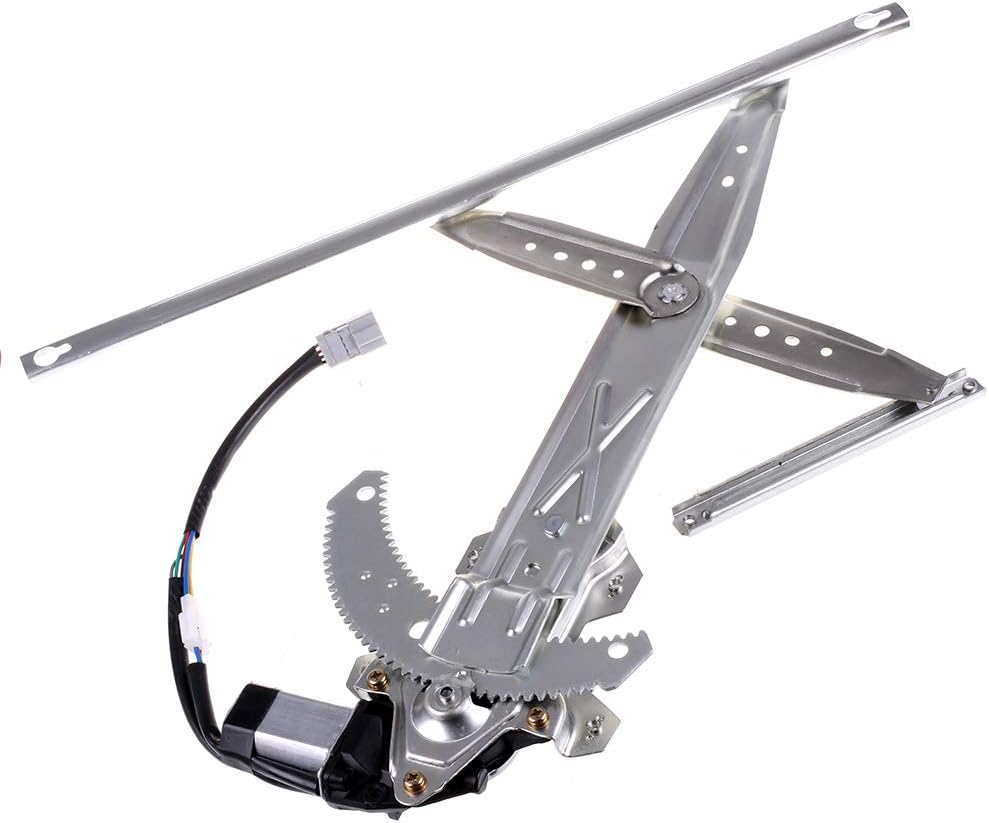 Front Driver Side Power Window Regulator with Motor for 1996-2000 Civic Pack of 2 V4301