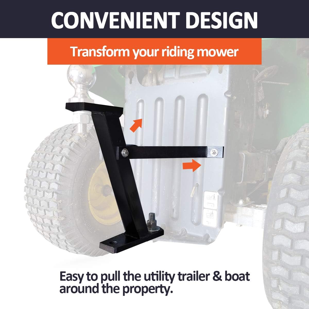 Lawn Mower Trailer Towing Hitch Pack of 2 U125443
