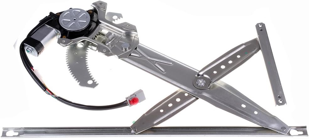 Front Driver Side Power Window Regulator with Motor for 1996-2000 Civic Pack of 2 V4301
