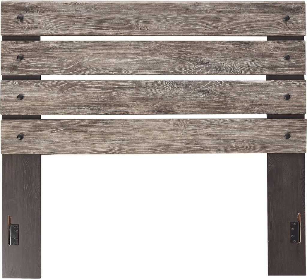 Rustic Open Slat Panel Headboard, Full, Weathered Gray U422617