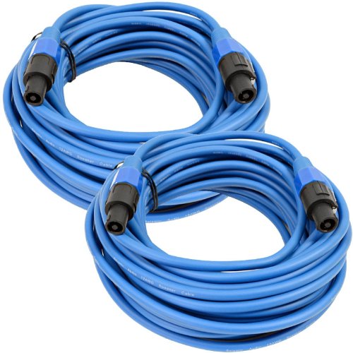 12 Gauge 75-Feet Speakon to Speakon Speaker Cable K78972