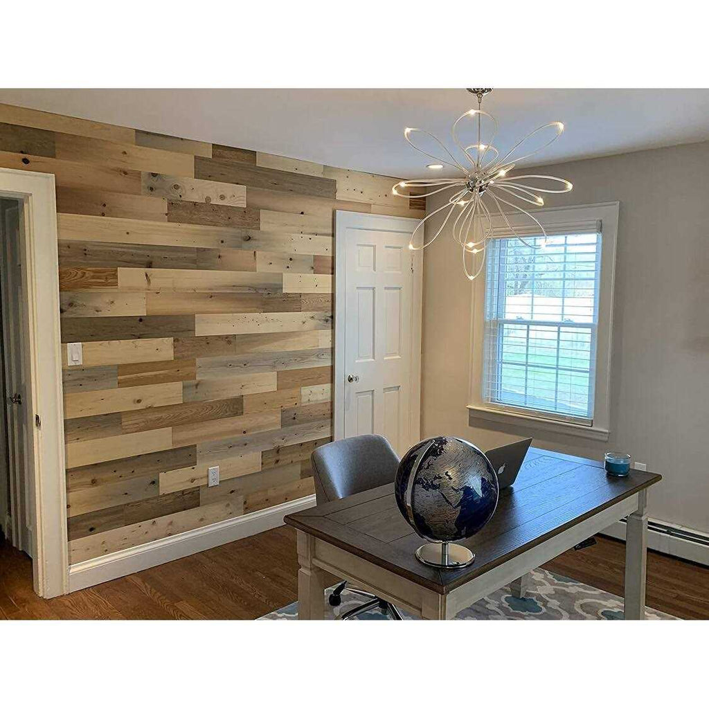 Reclaimed Wooden Wall Planks Peel and Stick P30668