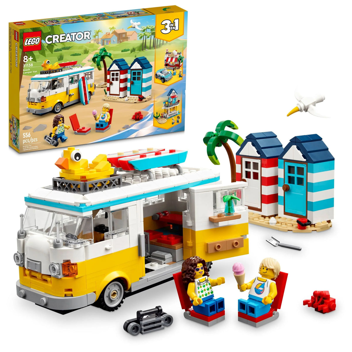 3 in 1 Beach Camper Van Building Kit W362