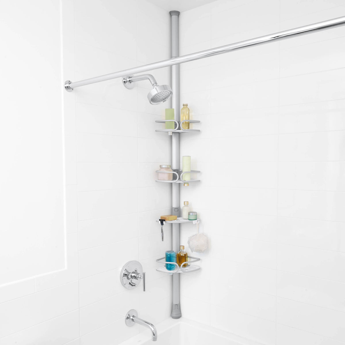 Aluminum Pole Shower Caddy B59597