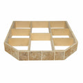 Amber Saffron Double Cut 40'' x 40'' Hearth Pad Riser K683828