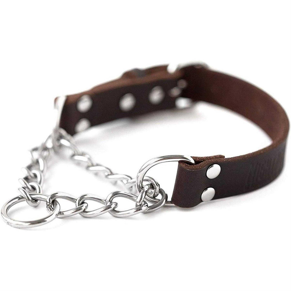 Leather Martingale Collar J850807