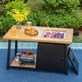 46" Outdoor Rectangular Gas Fire Pit Table O6234