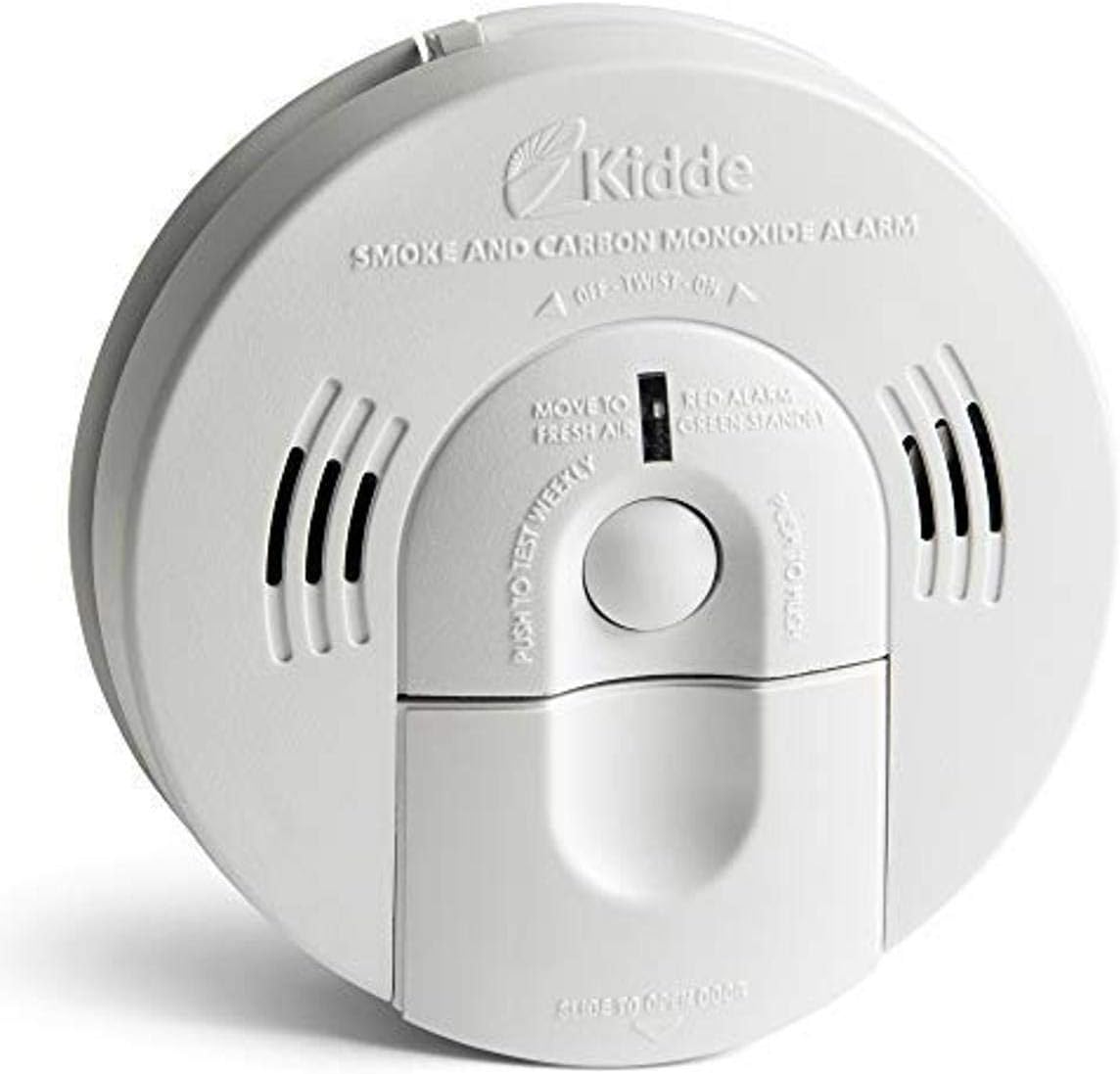 Hardwire Combination Smoke Carbon Monoxide Detector Battery Backup Voice Warning (2-Pack) X72875