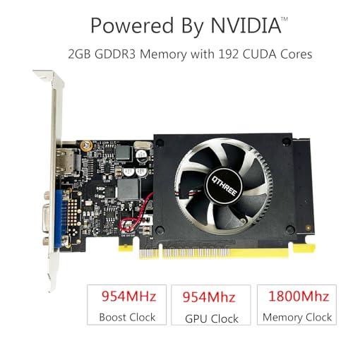 GeForce GT 730 4GB DDR3 Low Profile Graphics Card Y305006
