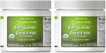 Organic Greens Powder with Prebiotic and Probiotic Enzymes, 7.4 oz (Pack of 2) Y522