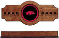 2 PC Hanging Wall Pool Cue Stick Holder Rack - Pecan T243203
