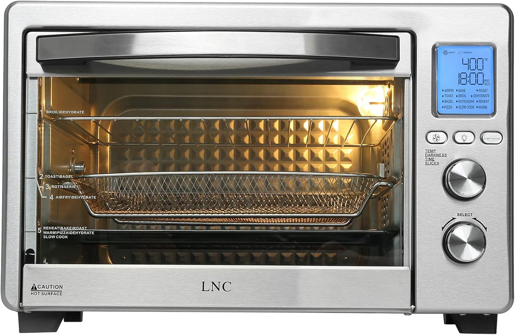 34QT 1750W Air Fryer Toaster Oven with 12 Cooking Functions M3918