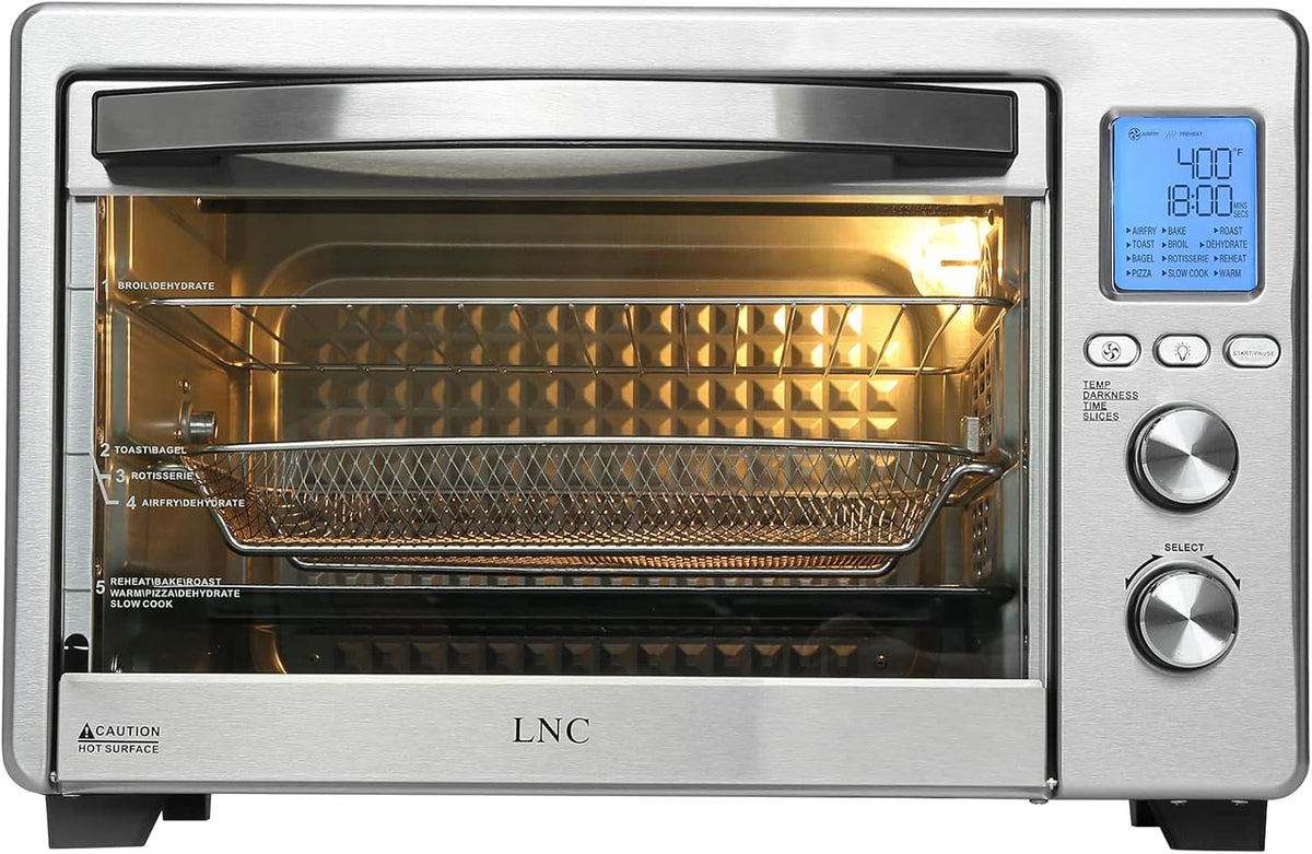 34QT 1750W Air Fryer Toaster Oven with 12 Cooking Functions M3918
