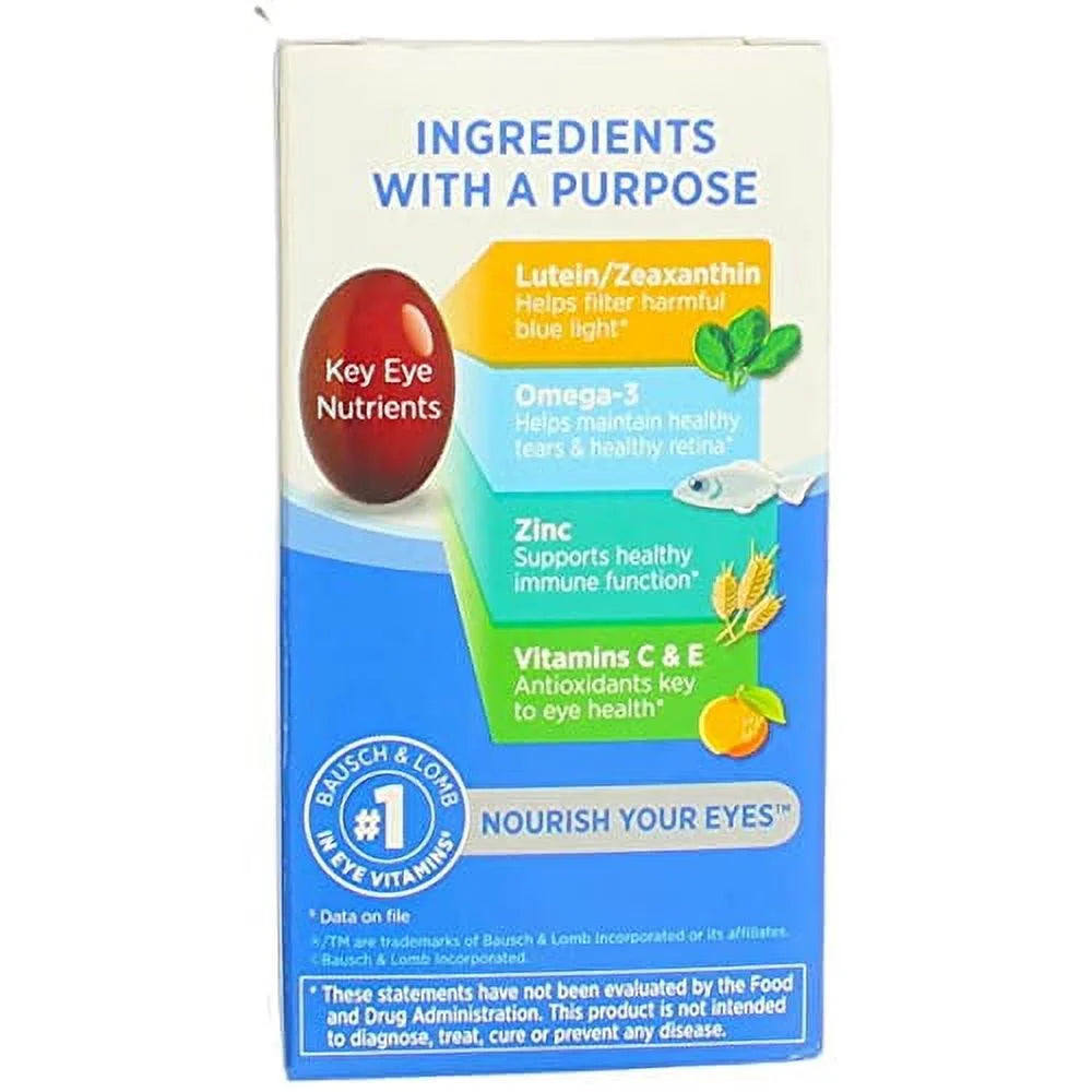 50 ea Pack of 4 Eye Vitamin Softgels C3503