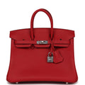 Rouge Piment Swift Leather Handbag A8364