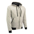 Black CE Approved Armored Riding Hoodie V60088