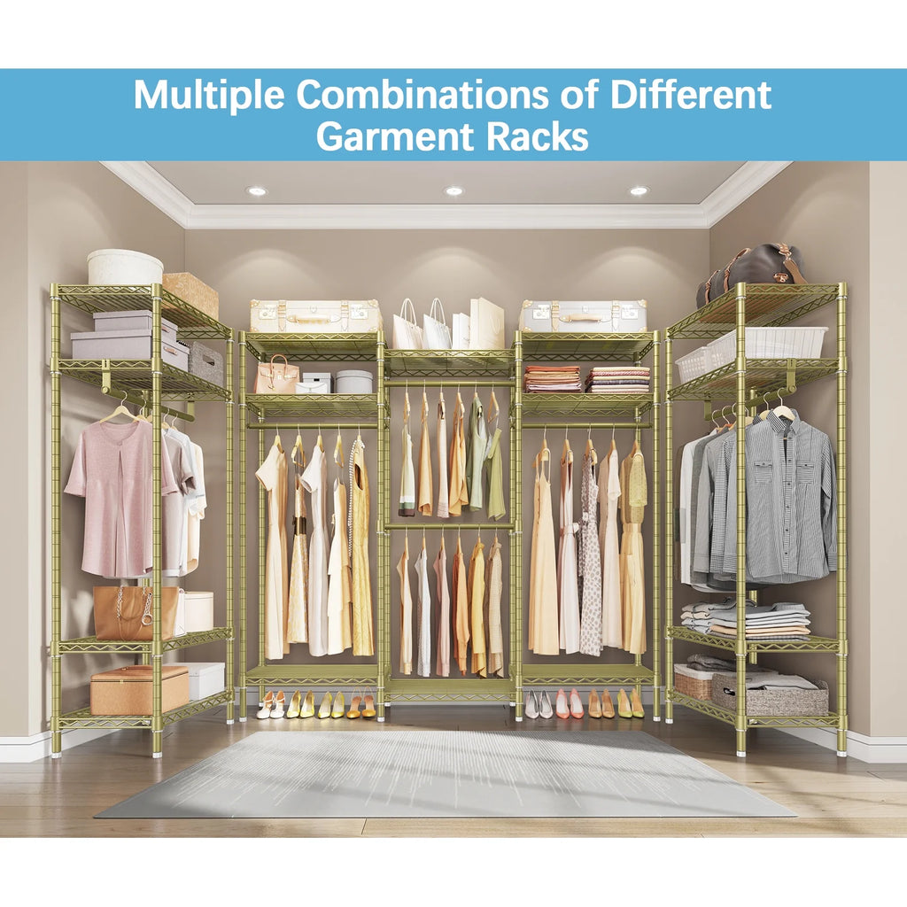 Gold Heavy Duty Garment Rack J12119