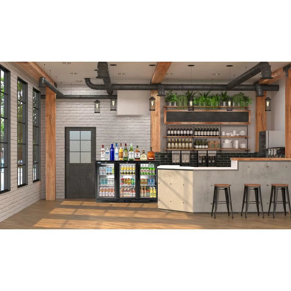 Three-Door Back Bar Refrigerator 11 Cu Ft U656639