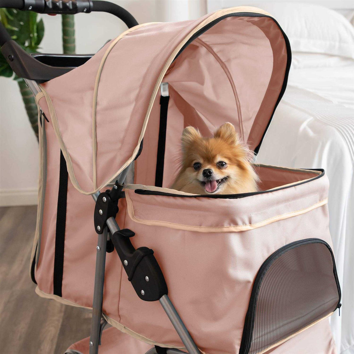 3 Wheel Foldable Pet Stroller Y517464