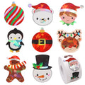 Christmas Stickers 1 Roll 500Pcs S295