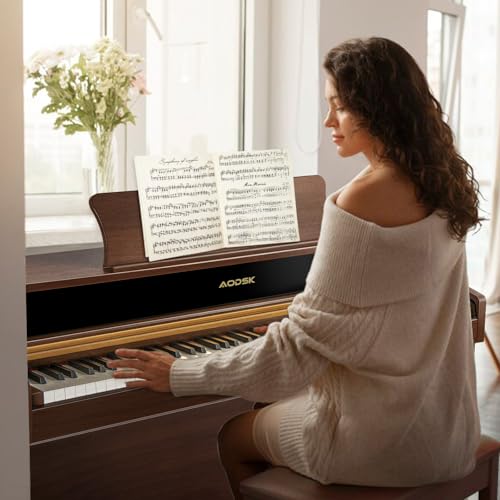 88 Key Weighted Hammer Action Digital Piano with Triple Pedal O5761
