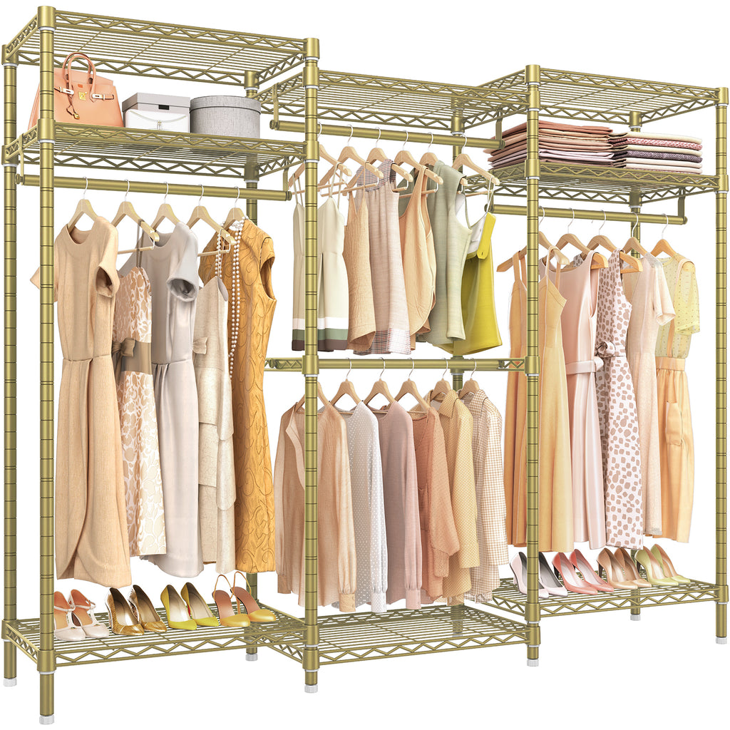 Gold Heavy Duty Garment Rack J12119