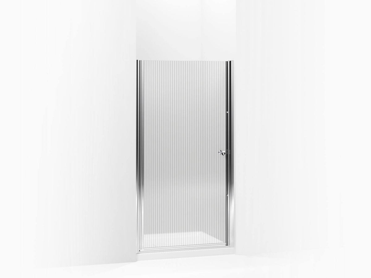 Frameless Pivot Shower Door, Bright Silver A548