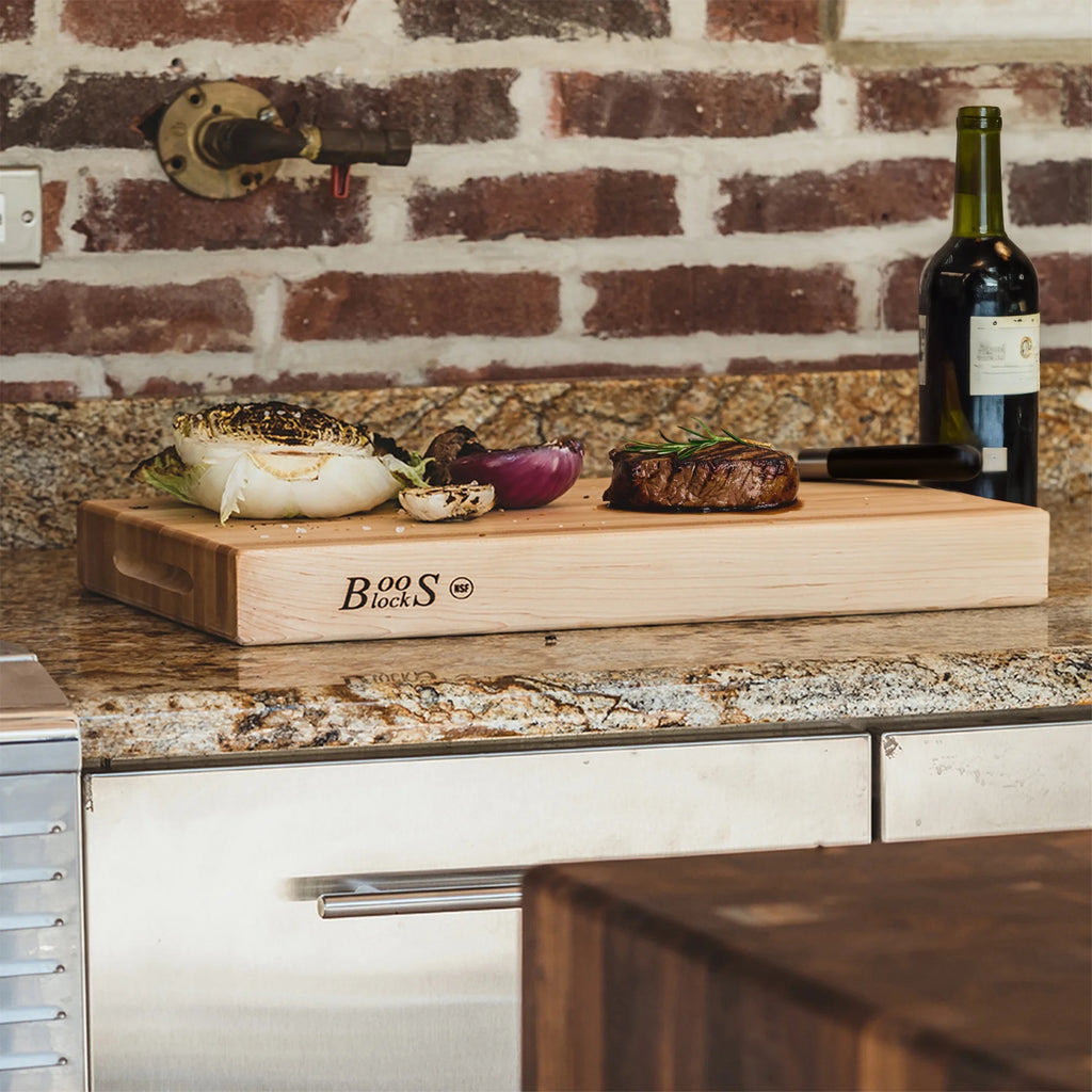 Maple Wood Cutting Board 24" x 18" x 2.25" O307