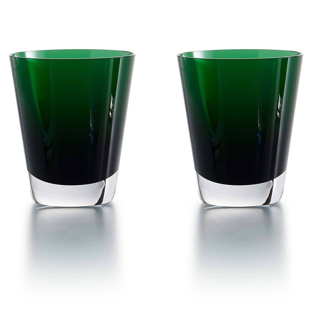 Green Mosaique Tumbler, Set of 2 D25936