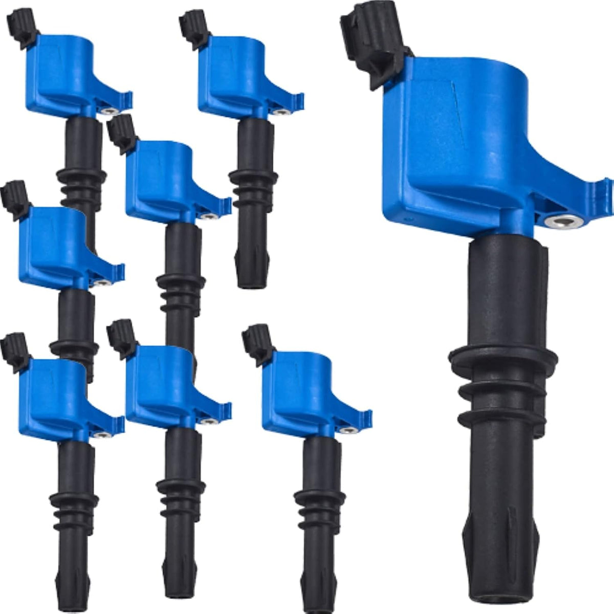 8pcs Blue Ignition Coil Pack for Ford Lincoln Mercury F-150 Super Duty Expedition Explorer V8 V10 4.6l 5.4l 6.8l F8053