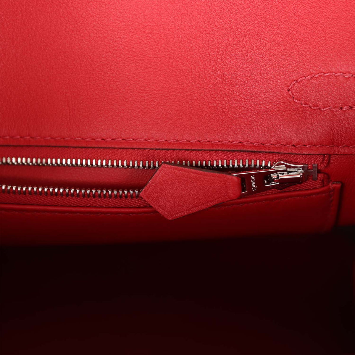Rouge Piment Swift Leather Handbag A8364