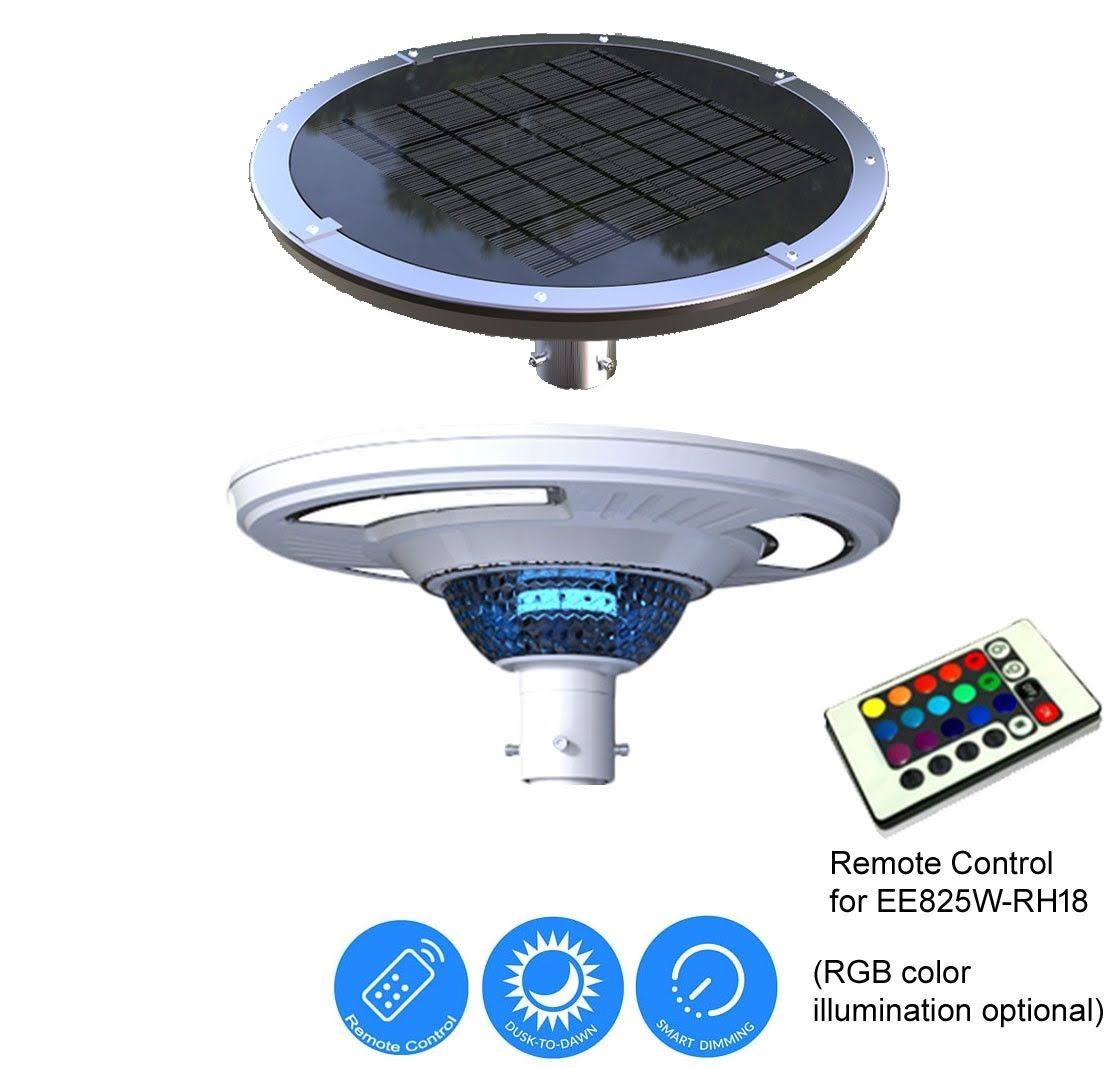 18W Round Solar Power Smart LED Street Light J77731