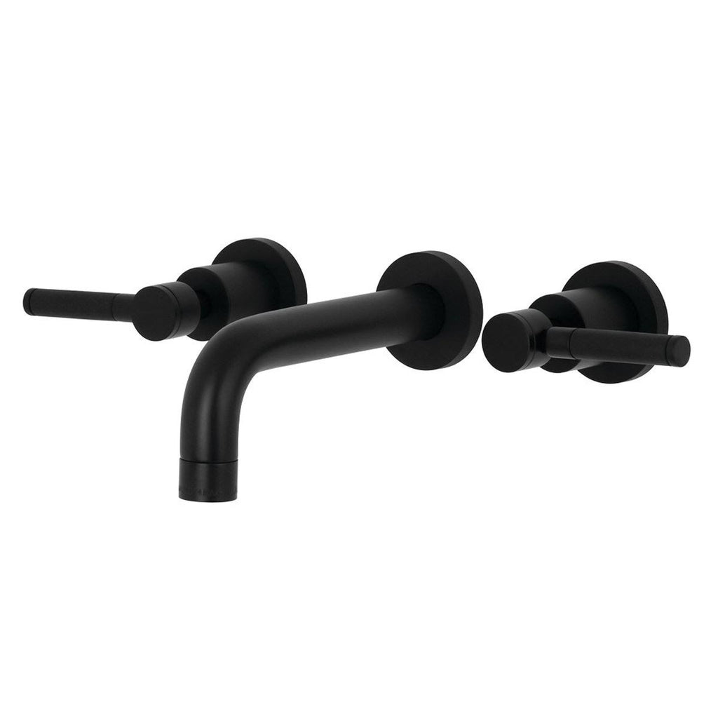 2-Handle Wall Mount Bathroom Faucet, Polished Nickel S2849