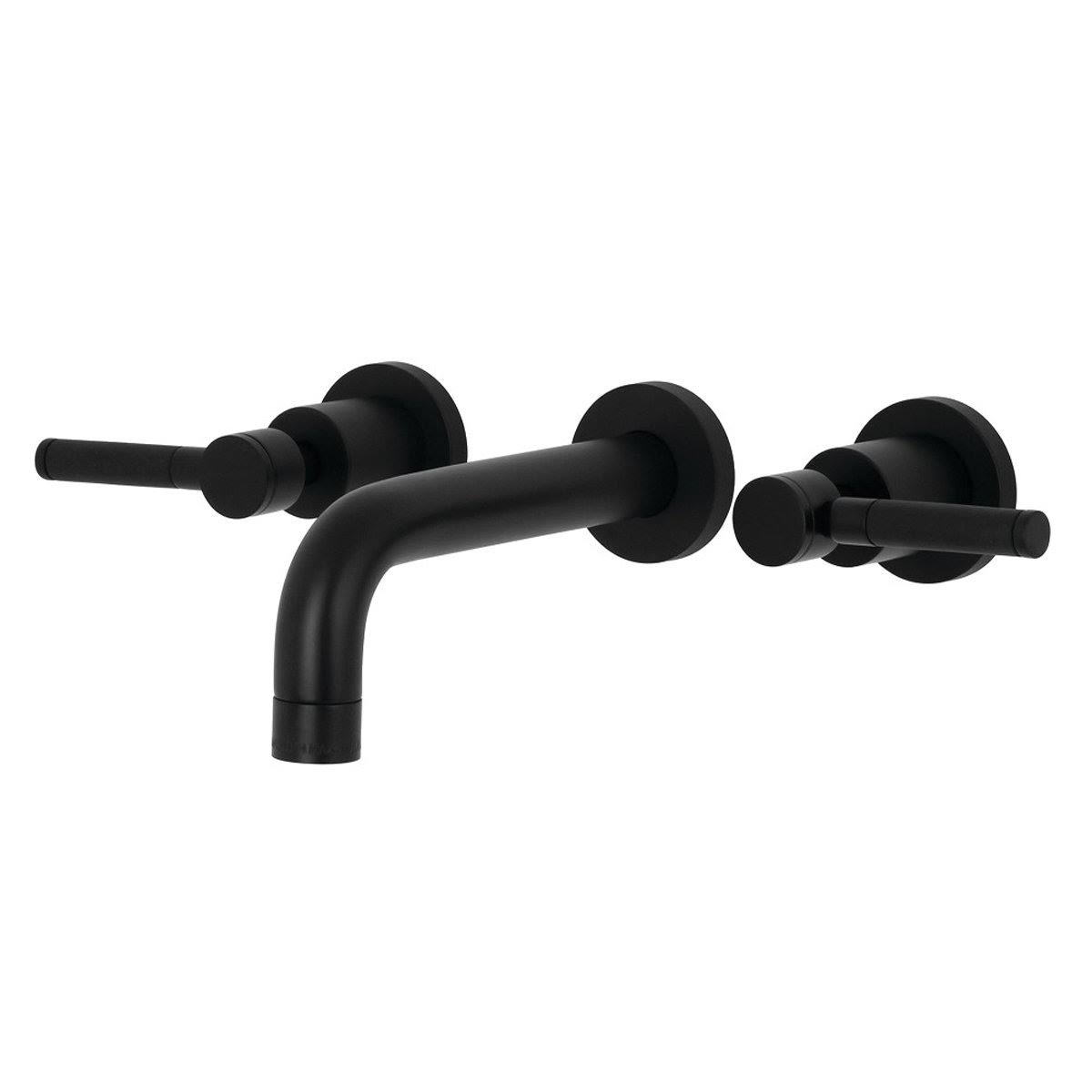 2-Handle Wall Mount Bathroom Faucet, Polished Nickel S2849