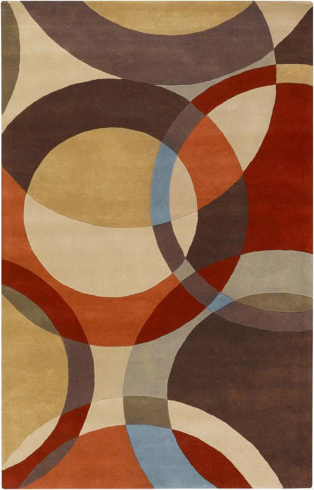 7x9 Modern Tan Area Rug A124193