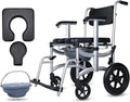 Folding Wheelchair Commode Toilet Chair Y697679