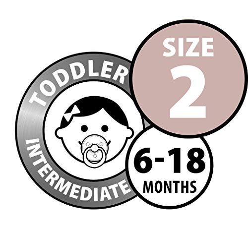 Set of 2 BPA-Free Natural Rubber Baby Pacifiers V690