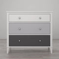 White 3 Drawer Dresser E3775