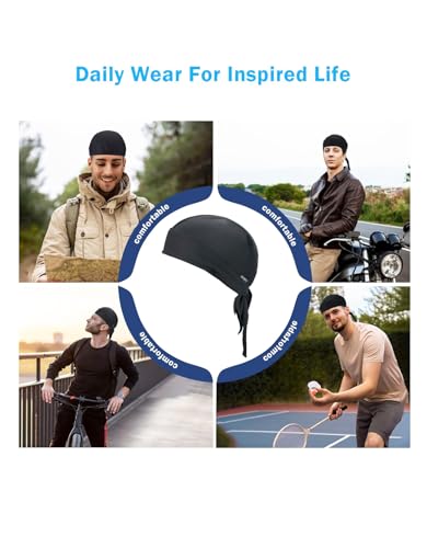 Motorcycle Helmet Liner Head Wrap Bandana Skull Caps J722974