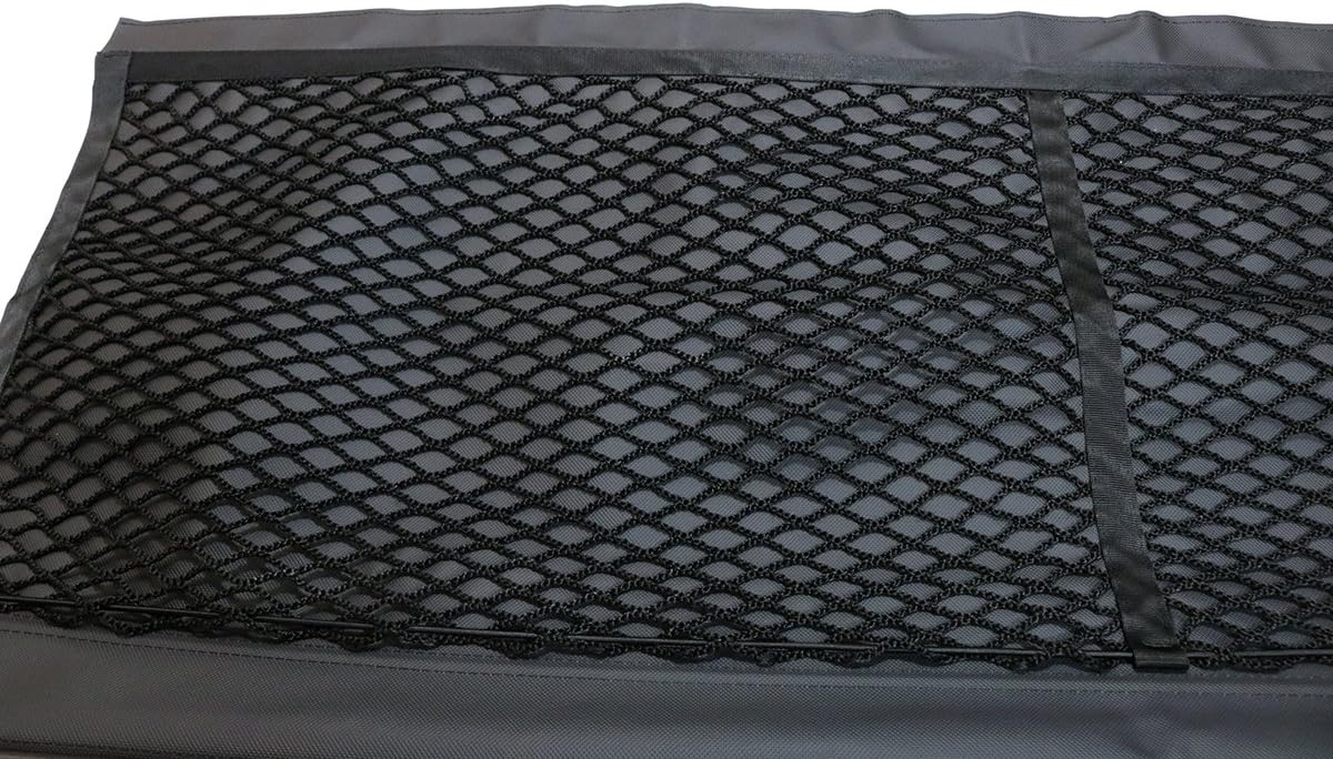 Black Retractable Cargo Cover S586