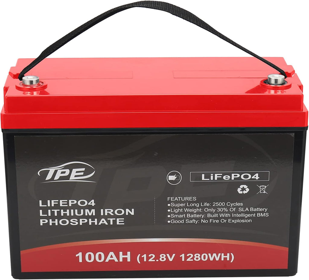 24V 100AH Rechargeable Deep Cycle Lithium Iron Phosphate Battery J377364