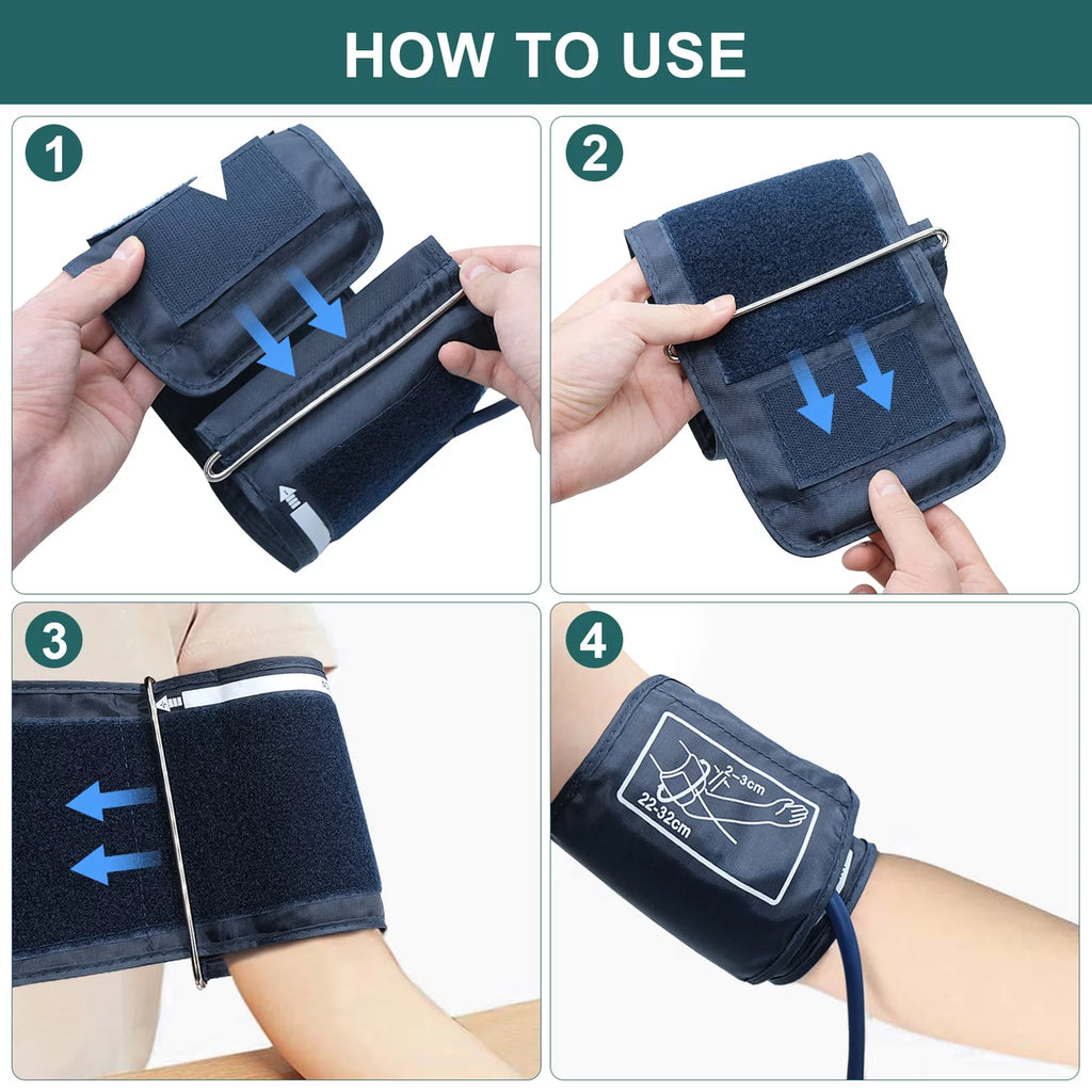 Household Arm Band Type Sphygmomanometer LCD Display U3087