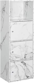 White 3 Door Storage Cabinet D89491