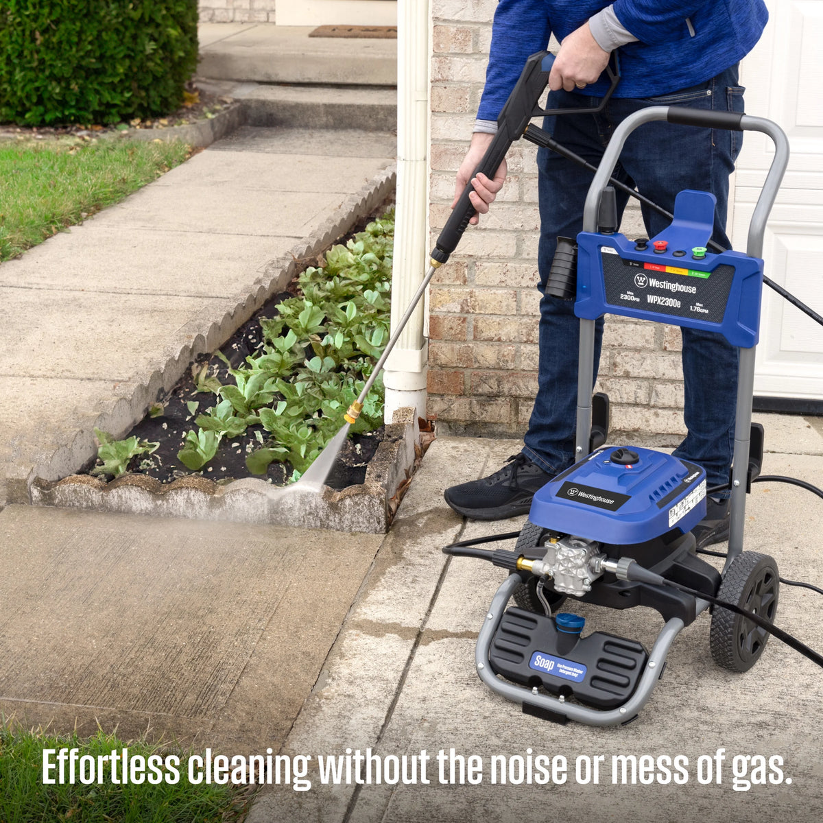 2300-PSI 1.76-GPM Electric Pressure Washer with 5 Nozzles & Soap Tank F44213
