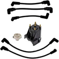 Tune-Up Kit with Spark Plug Wires Distributor Cap Rotor, Pack of 2 J443