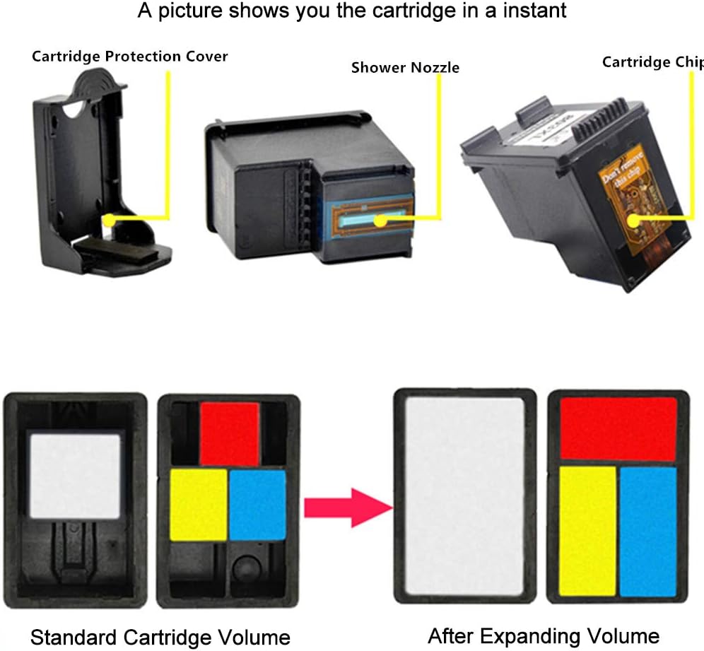 Remanufactured Ink Cartridge 1 Black 1 Tri-Color F347635