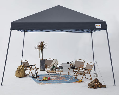 10x10ft Black Pop Up Canopy Tent R87170