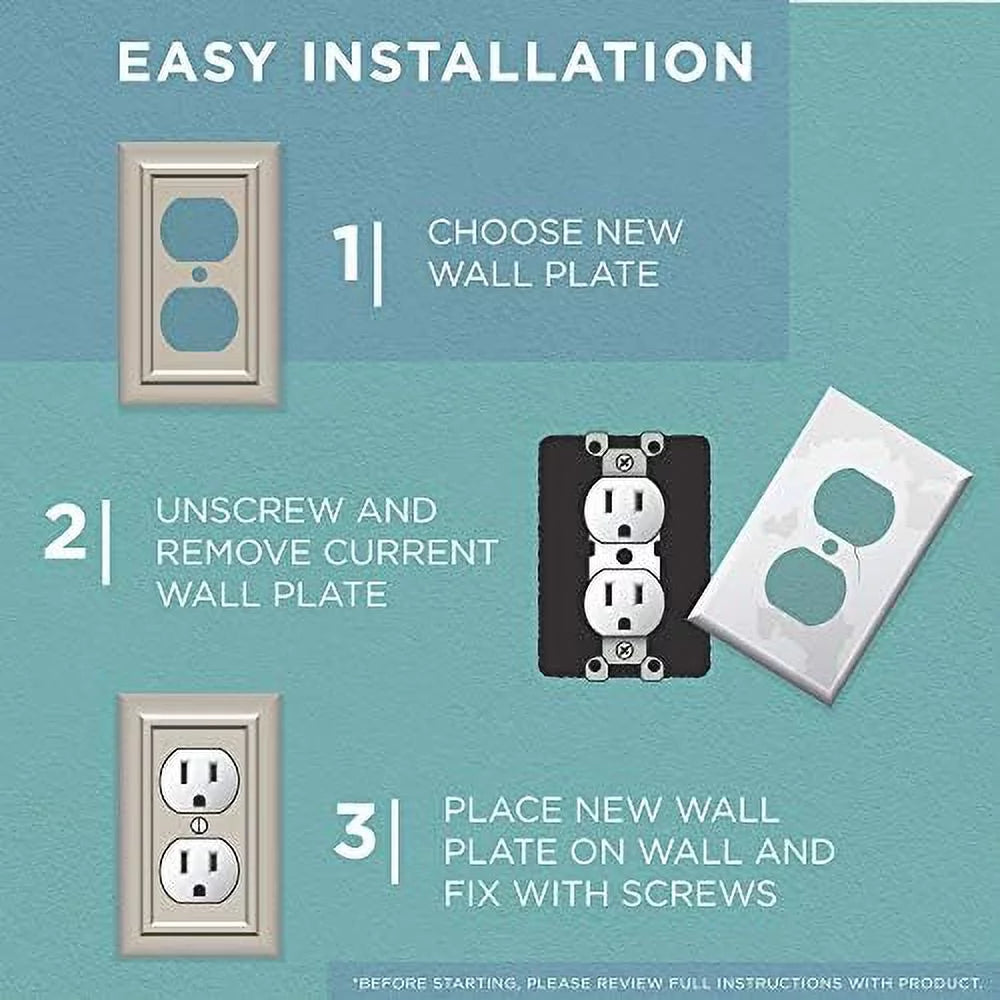 Wood Triple Toggle Switch Wall Plate I656